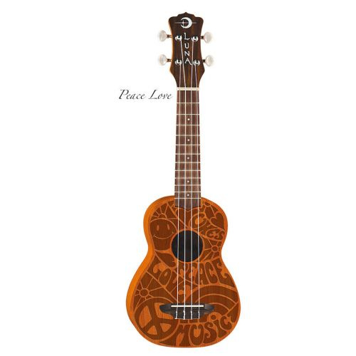 Luna Ukulele Sopranowe - Peace Love ukulele