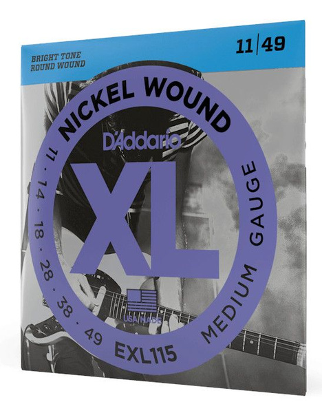 D'Addario EXL 115 struny do gitary elektrycznej