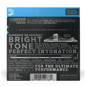 D'Addario EXL 120-7 struny do gitary elektrycznej