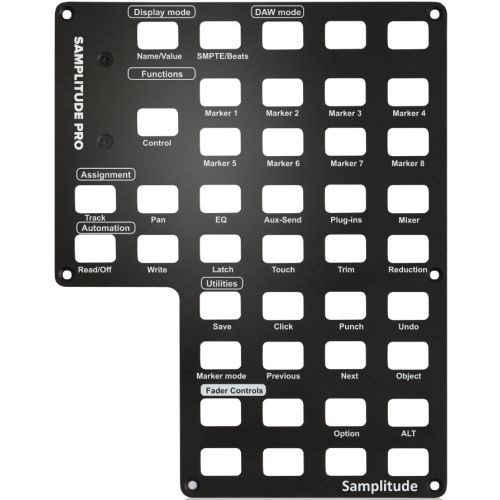 Icon Qcon Pro X Panel Samplitude