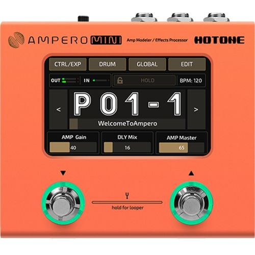 Hotone Ampero Mini OR Orange multiefekt gitarowy