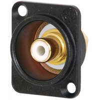 Neutrik Gniazdo tablicowe RCA NF2D-B-9