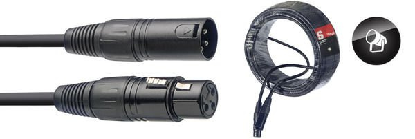 Stagg kabel DMX 0,5m XLR przewód DMX