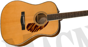 Fender PD-220E Dreadnought Ovangkol Fingerboard Aged Natural w/ Case gitara elektroakustyczna gitara elektroakustyczna