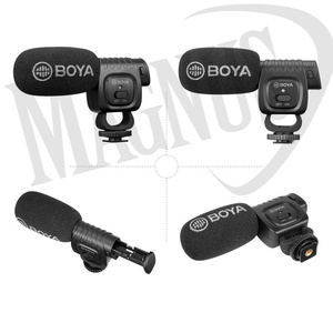 BOYA BY-BM3011 mikrofon pojemnościowy o charakterystyce kardioidalnej z kablami audio TRS i TRRS