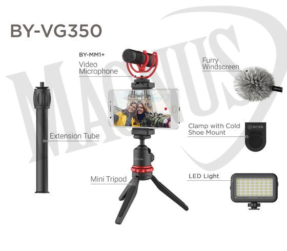 BOYA BY-VG350 mikrofon przewodowy