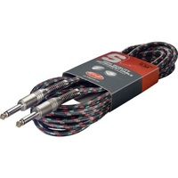 Stagg SGC-6-VT-BK kabel instrumentalny 6m