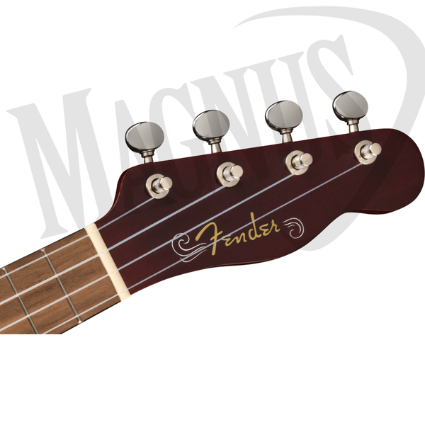 Fender Venice Soprano Uke, Walnut Fingerboard, 2-Color Sunburst ukulele
