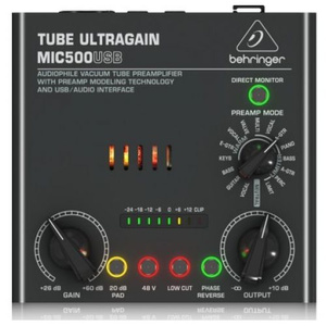 Behringer Tube Ultragain MIC500USB przedwzmacniacz mikrofonowy