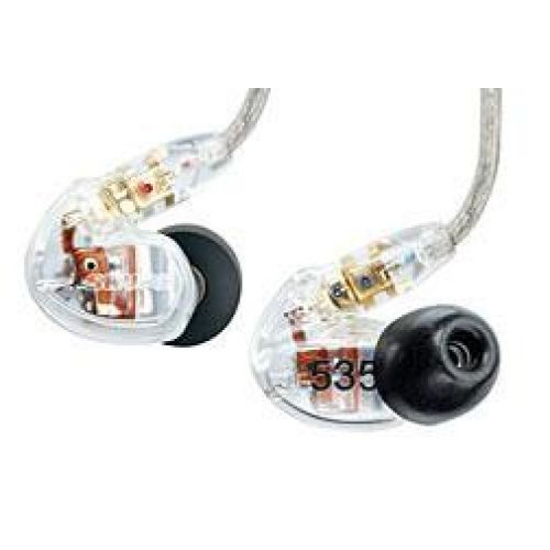 Shure SE535CL - słuchawki dokanałowe, monitorowe system monitoringu dousznego