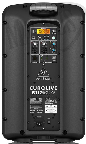 Behringer B112MP3 - 1000W, mp3, głośnik 12 kolumna szerokopasmowa aktywna