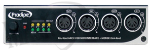 Prodipe Midi 4i4o interfejs MIDI
