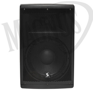 Stagg AS 12B  - dwudrożna kolumna aktywna 300W UHF w zestawie z dwoma mikrofonami