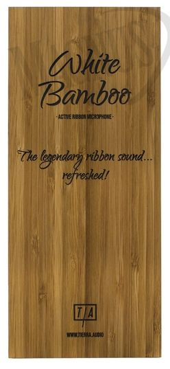 Tierra White Bamboo Active Ribbon Mic