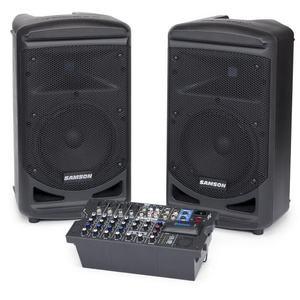 Samson XP 800  zestaw nagłośnieniowy z  Bluetooth, 16 efektów, 2 x 400W klasa-D, 2x8