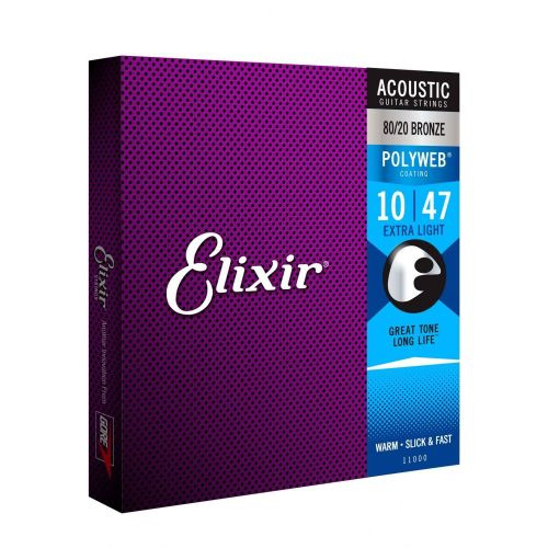 Elixir 11000 Extra Light (10-47) PW struny do gitary elektrycznej