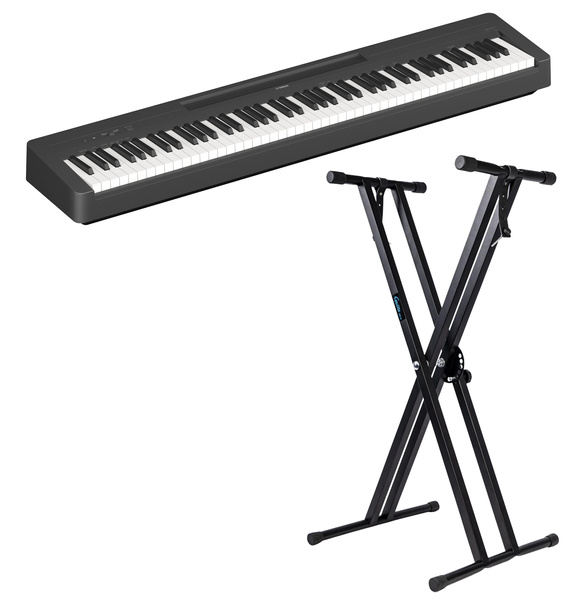 Yamaha P-145 B pianino cyfrowe ze statywem Guitto