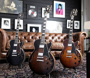 D'Angelico Premier SS Black Flake gitara elektryczna