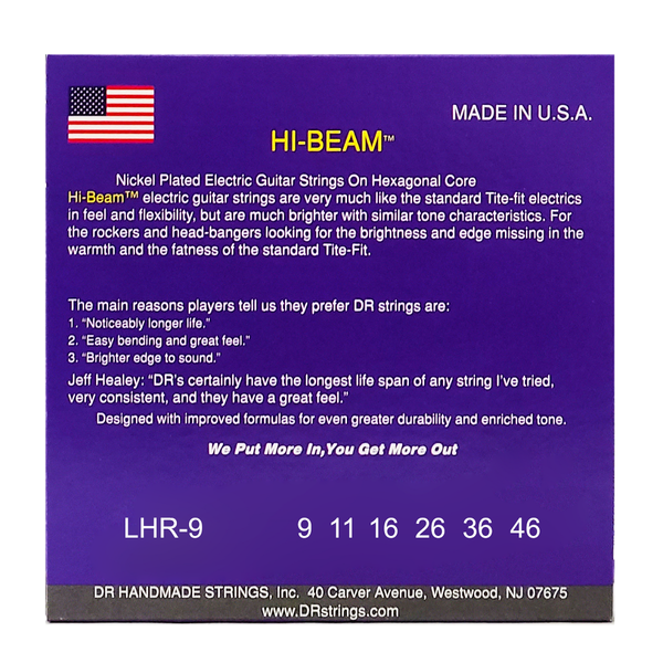 DR LHR-9 struny do gitary elektrycznej