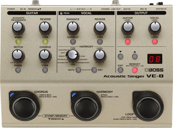 Boss VE-8 - procesor wokalowy