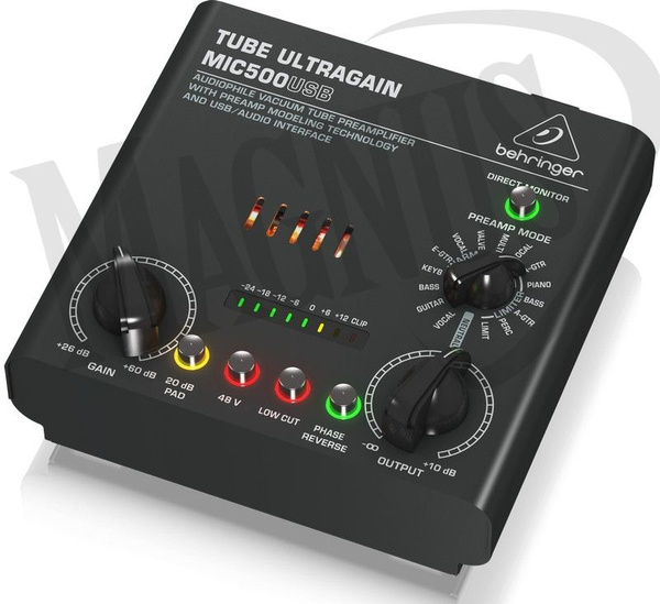 Behringer Tube Ultragain MIC500USB przedwzmacniacz mikrofonowy
