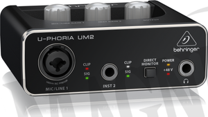Behringer U-Phoria UM2 interfejs audio USB - tylko otwarty