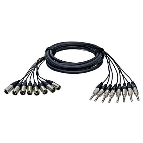 Alva T8X8Pro2 - Kabel 8 x XLRm - 8 x TRS 2m przewód audio