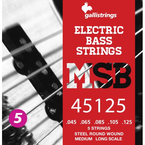 Galli 5 MSB-45125 STEEL struny do gitary basowej