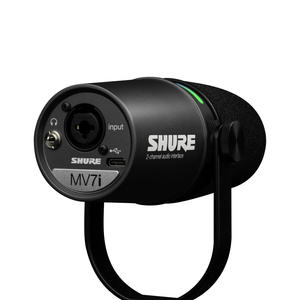 Shure MV7i Mikrofon lektorski/wokalny z wbudowanym interfejsem audio