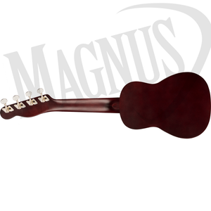 Fender Venice Soprano Uke, Walnut Fingerboard, 2-Color Sunburst ukulele