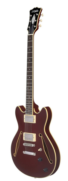 D'Angelico Excel Mini DC Tour Solid Wine gitara elektryczna