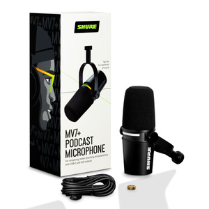Shure MV7+ K mikrofon podcastowy