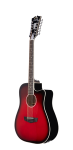 D'angelico Premier Bowery 12 LS Cherry Burst - gitara elektroakustyczna 12-strunowa