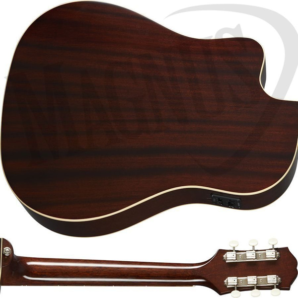 Epiphone J-45 EC AVS Solid Wood Fishman Presys II gitara elektroakustyczna Aged Vintage Sunburst Gloss