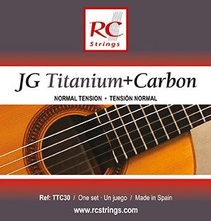 Royal Classics TTC30 JG Titanium + Carbon - Struny do gitary klasycznej struny do gitary klasycznej