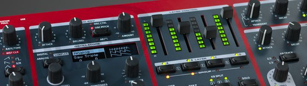 Nord Wave 2 - syntezator - ekspozycja