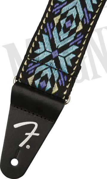 Fender Pasadena Woven Blue Snowflake pasek