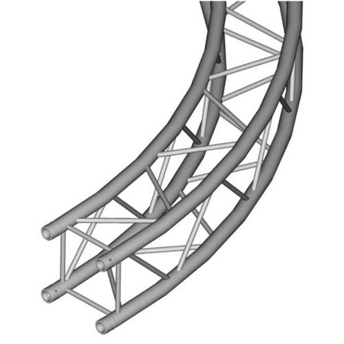 Duratruss DT 34 Koło 1 odcinek 6m 45 stopni konstrukcja aluminiowa