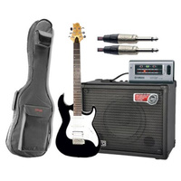 Samick MB2BK + piecyk + pokrowiec + kabel + stroik gitara elektryczna