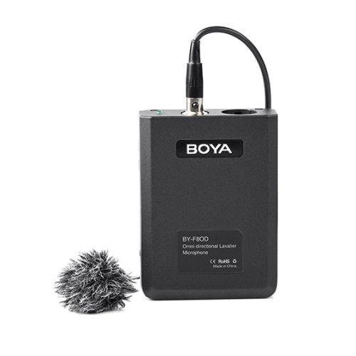 BOYA BY-F8OD profesjonalny wszechkierunkowy mikrofon krawatowy wideo / instrumentalny typu lavalier