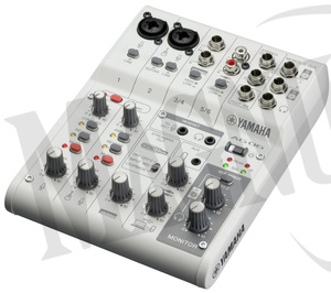 Yamaha AG06 MK2 W - mikser do streamingu z wbudowanych interfejsem audio USB