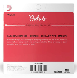 D'Addario Prelude J810 1/8M struny