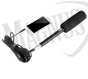 BOYA BY-BCA6 kabel mikrofonowy z wbudowanym przedwzmacniaczem, łączący mikrofon (XLR) ze sprzętem z wejściem 3.5mm TRRS