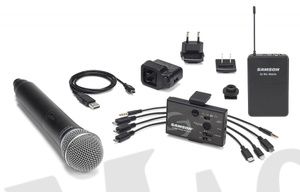 Samson GO MIC MOBILE mic Q8 2 kanałowy zestaw bezp. z mik. do ręki Q8. do urządzeń mobilnych/kamer