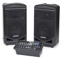 Samson XP 800 zestaw nagłośnieniowy z Bluetooth, 16 efektów, 2 x 400W klasa-D, 2x8