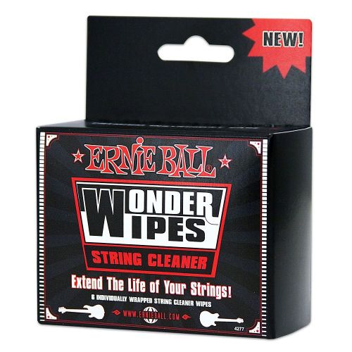Ernie Ball 4277 Wonder Wipes - produkt do konserwacji gitar  ściereczki czyszczące