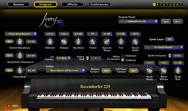 Synthogy Ivory II Studio Grand oprogramowanie studyjne