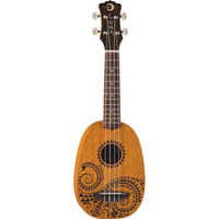 Luna Mahogany Tattoo Soprano Pineaple - ukulele sopranowe ukulele