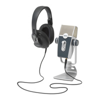 AKG Podcaster Essentials mikrofon USB typu Multimode Ultra HD w zestawie ze słuchawkami AKG K