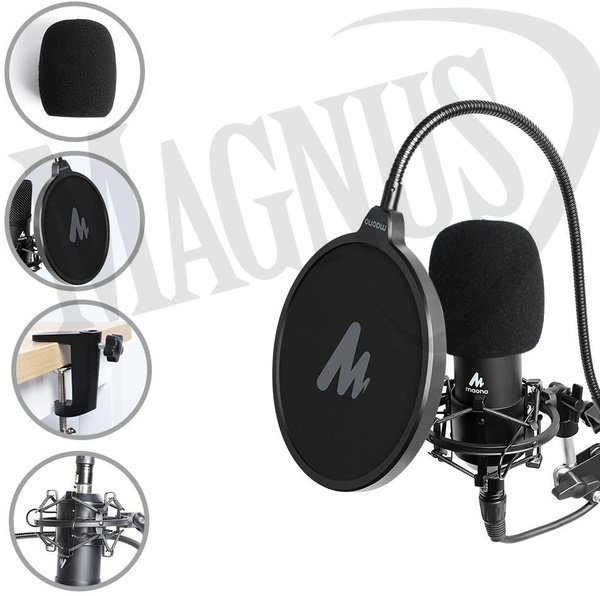 MAONO MKIT-XLR  Zestaw mikrofon, statyw, koszyk
